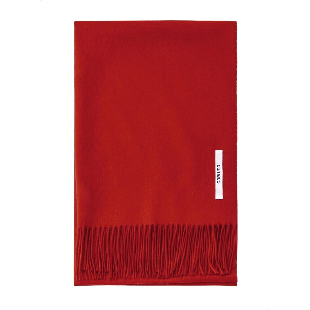 17. Scarlet Cashmere Cashmere Stole Large Thick 9261